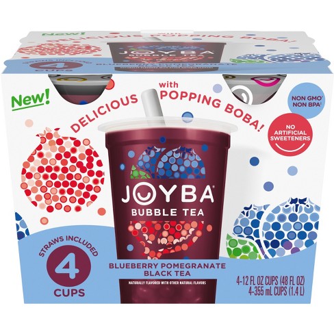 Joyba Blueberry Pomegranate Black Tea - 4pk/12 Fl Oz Cups : Target