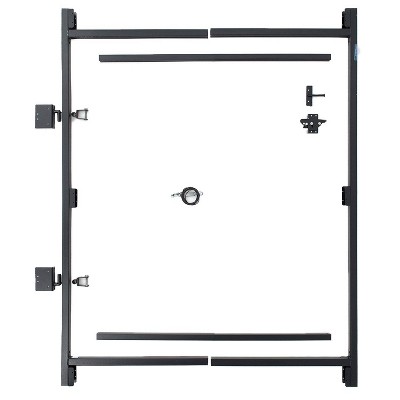 Adjust-A-Gate AG36-3 Steel Frame Anti Sage Gate Building Kit, 36 to 60 Inches Wide Opening Up To 7 Feet High Fence
