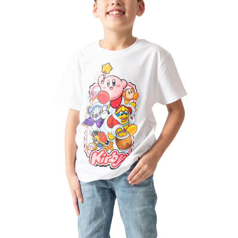 Kirby Characters 2-Pack Small Size T-Shirt 4-Pcs and Ankle Socks 5-Pcs Set, 4 of 7
