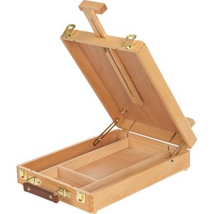 MEEDEN Tabletop Easel, Solid Beech Wood Table Top Art Easels for Painting Canvas, Sketchbox Easel, Adjustable Desktop Easel, Table Easel for Painting - 1 of 4