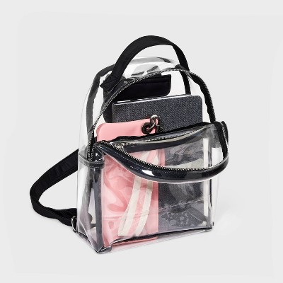 10.5" Mini Dome Backpack - Wild Fable Clear: College Use, Zip Closure - image 4