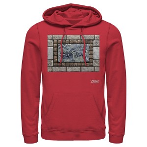 Men's Nintendo Legend of Zelda Link's Awakening Whale Stone Tablet Pull Over Hoodie - 1 of 3