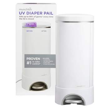 Munchkin UV Diaper Pail - White