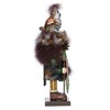Kurt Adler 16-Inch Hollywood Woodsman Nutcracker with Owl Hat - 3 of 4
