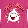 Girls' - Instant Message - Smile Alotl Fitted Short Sleeve Graphic T-Shirt - 2 of 4