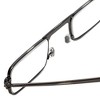 Calabria"Fast Fold" Desinger Slim Metal Reading Glasses in Gunmetal +1.00 - 4 of 4