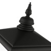 Livex Lighting Adams 4 - Light Post Light in  Black/Brushed Nickel - 4 of 4