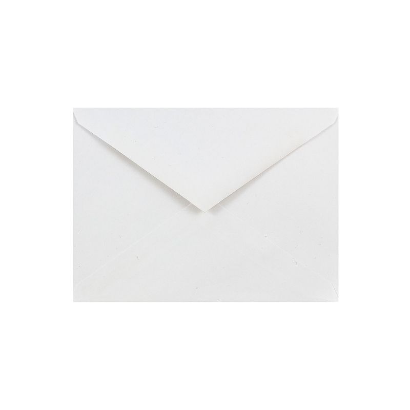 JAM Paper A6 Invitation Envelopes with V-Flap 4.75 x 6.5 White 25/Pack J0567, 1 of 5