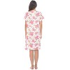 Casual Nights Women's Super Soft Yummy Nightshirt, Short Sleeve Nightgown, Night Dress with Fun Prints & Patterns - 4 of 4