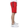 Galaxy By Harvic Men's Tech Fleece Performance Shorts With Heat Seal Zipper Pocket - 2 of 3