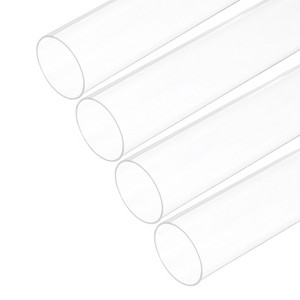 Unique Bargains Lamp Lantern Water Cooling System Acrylic Round Tubes 4 Pcs 10" - 1 of 4