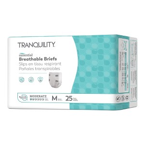 Tranquility Essential Disposable Diaper Brief, Moderate, Medium - 1 of 4