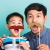 Big Dot of Happiness The Big Game - Red and Gold - Football Party Photo Booth Props Kit - 20 Count - 3 of 4