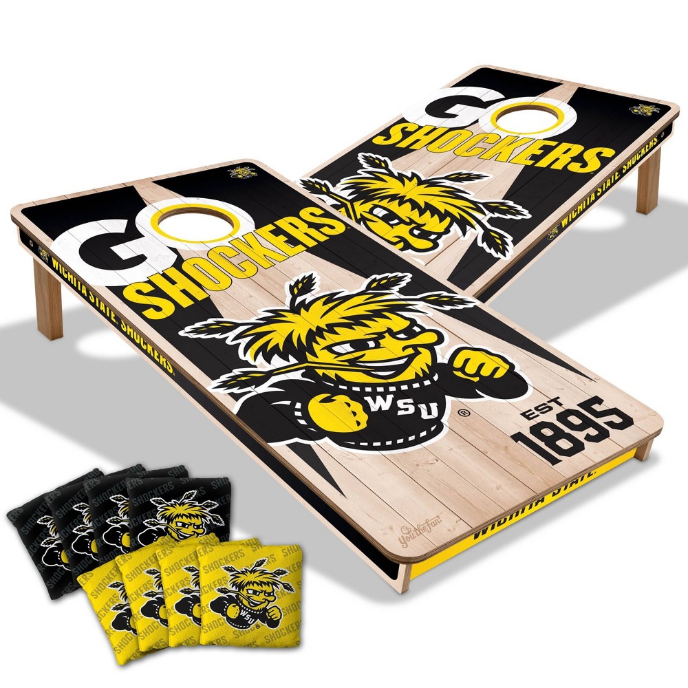 NCAA Wichita State Shockers 2'x4' Wood Toss Game Set