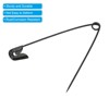 Unique Bargains Metal DIY Blankets Crafts Brooch Making Home Sewing Nickle Plated Safety Pins 432 Pcs - 4 of 4