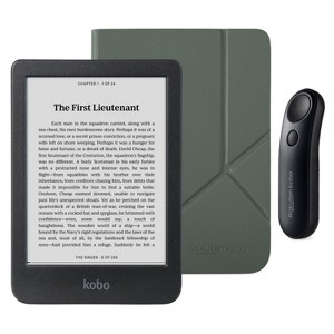 Kobo Clara BW eReader with SleepCover & Black Page Turner Remote Bundle - 1 of 4