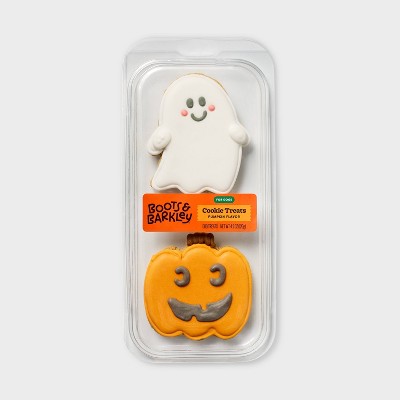Halloween Cinnamon Flavor Hand Decorated Cookie Crunchy Dog Treat - Boots & Barkley™ 4.2oz/2ct