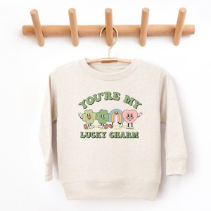 The Juniper Shop You're My Lucky Charm Clovers Toddler Sweatshirt - 1 of 4