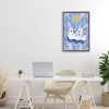 Stupell Industries Happy Hanukkah Dove & Florals Floating Frame Canvas Art - 3 of 4