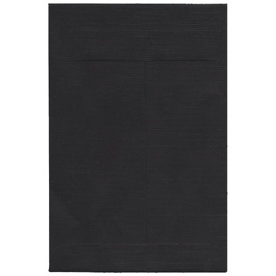 JAM Paper 6 x 9 Open End Catalog Envelopes Black 88095A