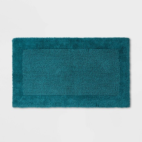 23 X38 Performance Textured Bath Rug Turquoise Threshold Target