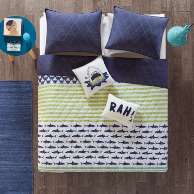 navy coverlet set