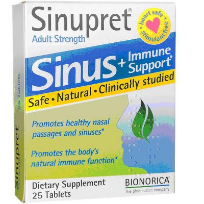 Bionorica Sinupret Adult Strength 25 Tablets.