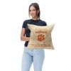 NCAA Clemson Tigers 26 x 26 Woven Tapestry Pillow - 2 of 4