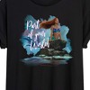 Women's - Disney - Part Of Your World Oversized Graphic T-Shirt - 2 of 4