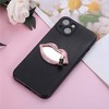 Unique Bargains Lip-shaped Mirror Phone Case Decoration 1 Pc - 2 of 4