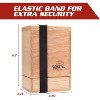 Monster Wooden Deck Box w Magnetic Lid, Dice Tray, Security Band- Holds 150 Sleeved Cards- Yugioh Commander MTG Sports Trading TCG Games, Great Gift - 2 of 4