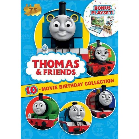 Thomas & Friends: 10-movie Birthday Collection + Playset (dvd) : Target
