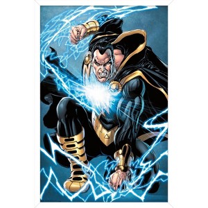 Trends International DC Comics - Black Adam - Lightning Framed Wall Poster Prints - 1 of 4