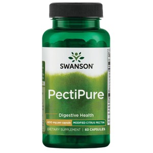 Swanson Dietary Supplements Pectipure Modified Citrus Pectin 600 mg 60 Caps. - 1 of 2