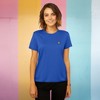 Dalix Sorcerer Frog Embroidered Cotton Relaxed Short Sleeve Tee T Shirt Womens - 2 of 4