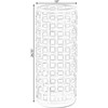 Vintiquewise Round Metal Woven Umbrella Storage Stand - 4 of 4