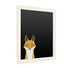 Trademark Fine Art Functional Chalkboard with Printed Artwork - Annie Bailey Art 'Foxy' Chalk Board Wall Sign - 2 of 4