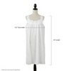 Saro Lifestyle Embroidered Womens Cotton Nightgown - image 4 of 4