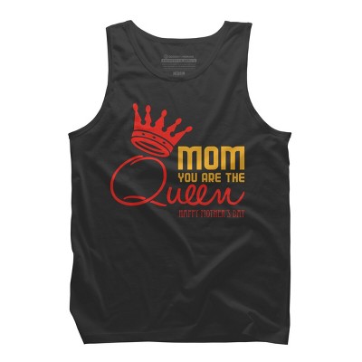 Men's Design By Humans Mother's Day Mom You Are The Queen By tmsarts Tank Top