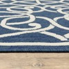 Oriental Weavers Meridian 2205B Navy/ Ivory Indoor/Outdoor Area Rug - 7'10" x 10'10" - 4 of 4