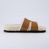 CUSHIONAIRE Cuddle Fur Slippers for Women Faux Shearling Slide Sandal +Memory Foam, Wide Widths Available - 4 of 4