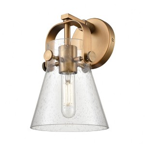 Pilaster II Cone - 1 Light Wall Sconce In Industrial Style-9.75 Inches Tall and 6.5 Inches Wide - 1 of 1
