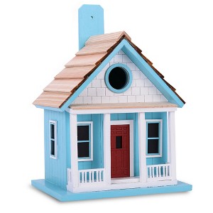 Vandue Outdoor Wooden Birdhouse, Bird-Friendly Perch - Cape Cod - 1 of 4