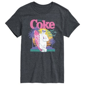 Men's - Coca-Cola - Polar Bear Retro Summer Short Sleeve Graphic T-Shirt - 1 of 4