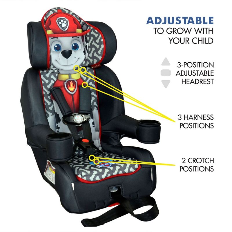 KidsEmbrace Combination 5 Point Harness Booster Car Seat, 3 of 11