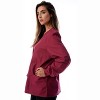 Just Love Womens Solid Jacket Uniform Coat - Nurses Scrub Labcoat - 2 of 3