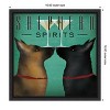 Amanti Art Double Shepherd Martini by Ryan Fowler Canvas Wall Art Print Framed 16-in. x 16-in. in Black - 4 of 4