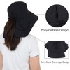 Anna-Kaci Womens Sun Hat Wide Brim Bucket Hats with Neck Flap and Ponytail Hole for Summer Beach Fishing Hiking - 4 of 4