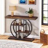 NicBex 31.49" H 4-Tier Console Table with Open Storage Shelves Sofa Table for Entryway Living Room - 4 of 4
