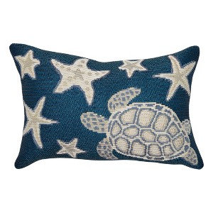 Liora Manne Marina Coastal Indoor/Outdoor Pillow.. - 1 of 4